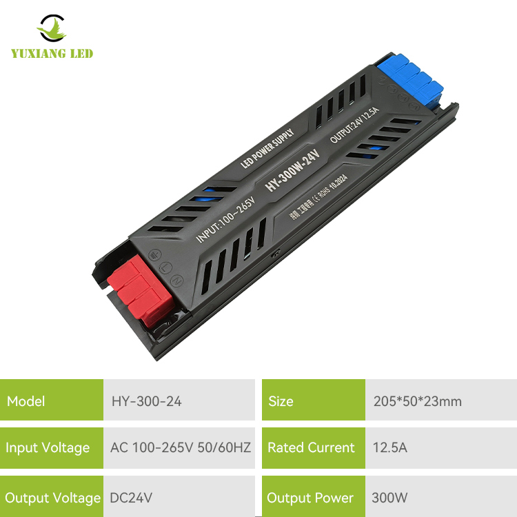 24V 300W LED Bekalan Kuasa Separa Linear Linear berprestasi tinggi